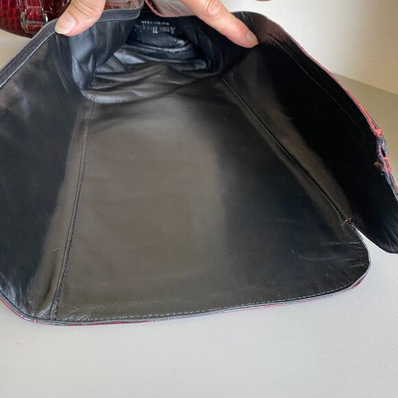 Anna Biagini Red Patent Leather Heeled Boots 8.5 - Picture 12 of 16